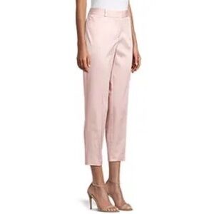 Liz Claiborne Career Emma ClassicPastel Pink Cotton/Spandex Ankle Trousers S 14